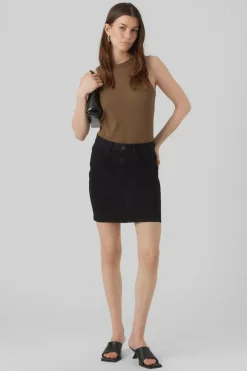 Vero Moda Saia denim ajustada Outlet