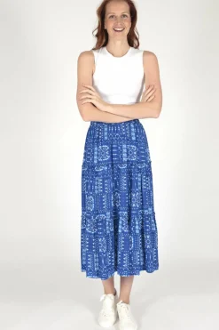 Brave Soul Saia estampada azul Discount