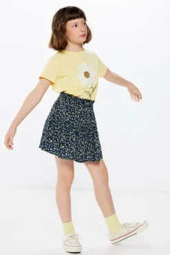 Springfield Kids Saia flores para menina azul Best