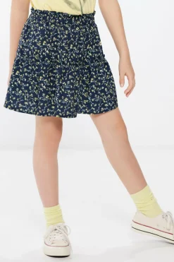 Springfield Kids Saia flores para menina azul Best