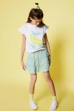 Springfield Kids Saia flores para menina New