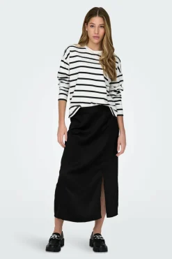 Only Saia midi abertura Discount