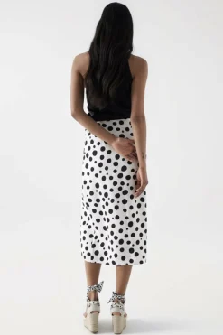 Salsa Jeans Saia midi com estampado Clearance
