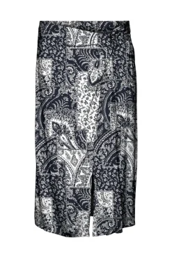 Vero Moda Saia midi estampada Azul New