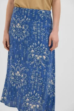 Cortefiel Saia midi estampada Fashion
