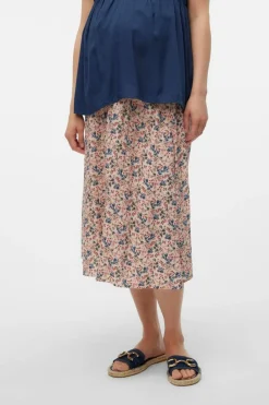 Mamalicious Saia midi maternity rosa Online