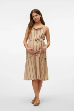 Mamalicious Saia midi maternity cru Discount