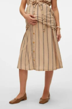 Mamalicious Saia midi maternity cru Discount