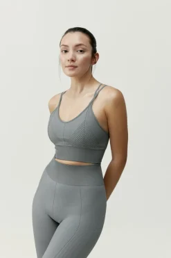 Born Living Yoga Sakura Cinza Top cinzento Best