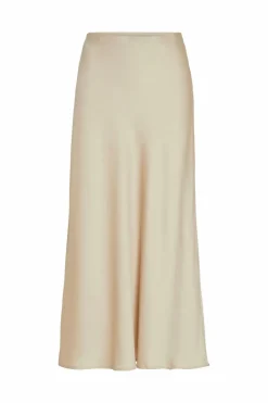 Vila Satin midi skirt Clearance