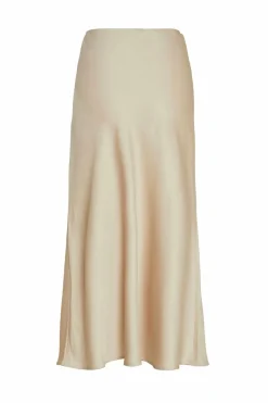 Vila Satin midi skirt Clearance