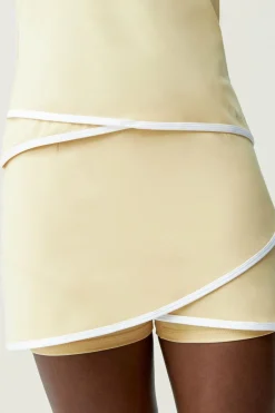 Born Living Yoga Skirts Smash Yellow Soft/White estampado Best