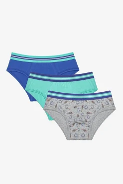 Penti Slips para criança (3 unidades) estampado Online
