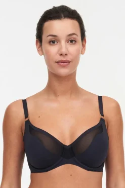 Chantelle Soutien com argolas Pure Light sem costuras preto Sale