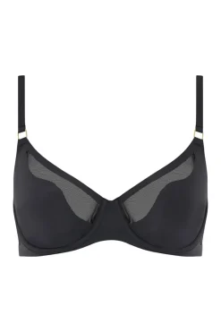 Chantelle Soutien com argolas Pure Light sem costuras preto Sale