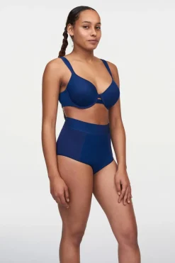 Chantelle Soutien com aros memory Smooth Lines azul Outlet