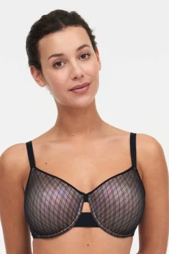 Chantelle Soutien com aros moldados Smooth Lines preto Discount