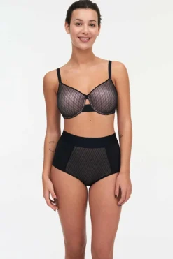 Chantelle Soutien com aros moldados Smooth Lines preto Discount