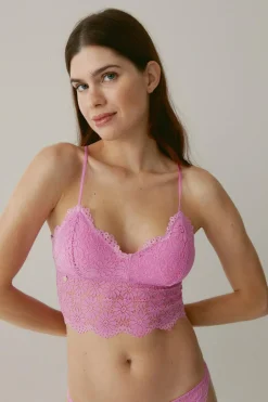 Black Limba Soutien crop top Marguerite - Pink rosa New