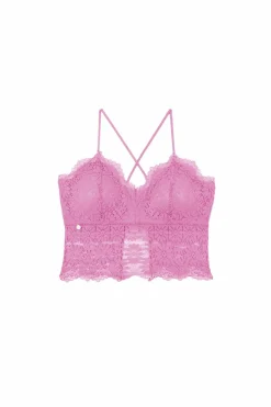 Black Limba Soutien crop top Marguerite - Pink rosa New