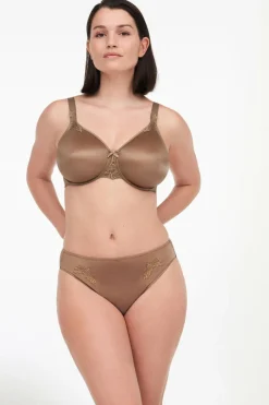 Chantelle Sujetador reductor Hedona liso con bordados vison Outlet