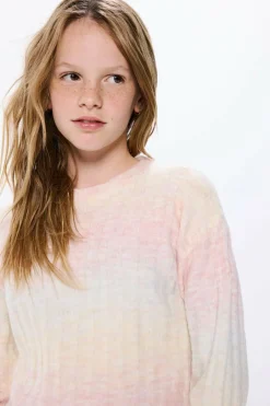 Springfield Kids Suéter grosso de oitos para menina rosa Sale