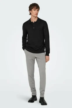Only & Sons Sweater gola botões Discount