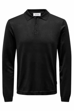 Only & Sons Sweater gola botões Hot