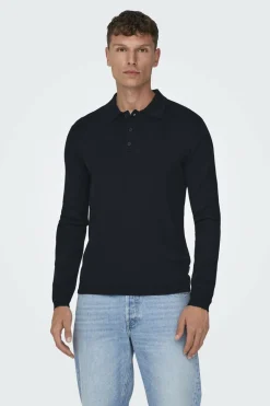 Only & Sons Sweater gola botões Hot