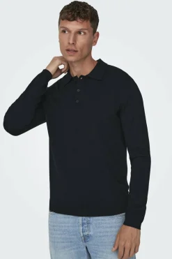 Only & Sons Sweater gola botões Hot