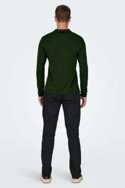 Only & Sons Sweater gola botões Hot