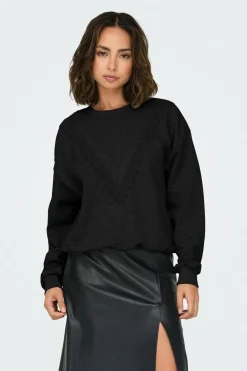JDY Sweatshirt de gola redonda Fashion