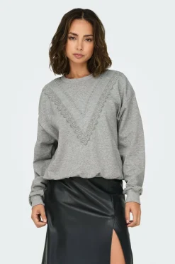 JDY Sweatshirt de gola redonda Fashion