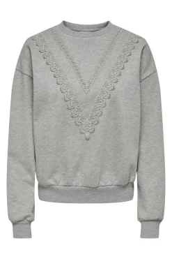 JDY Sweatshirt de gola redonda Fashion