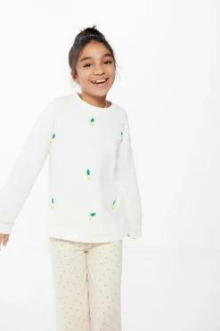 Springfield Kids Sweatshirt lemons girl branco Outlet