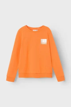 Name it Sweatshirt menina com detalhe prateado vermelho Fashion