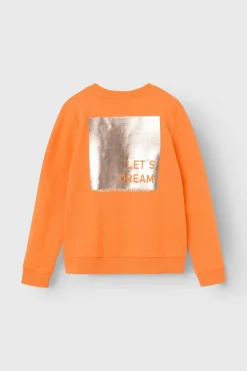 Name it Sweatshirt menina com detalhe prateado vermelho Fashion