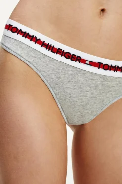 Tommy Jeans Tanga de algodão e modal cinzento New