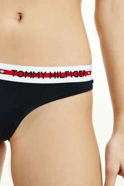 Tommy Jeans Tanga de algodão e modal azul Online