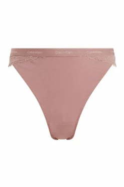 Calvin Klein Tanga renda rosa Discount