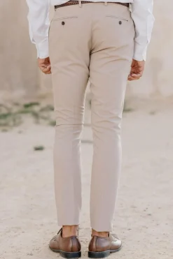 Celopman Terno de calça camel Online
