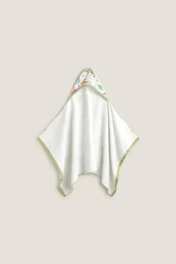 Textura Toalha capuz dinossauros branco Online
