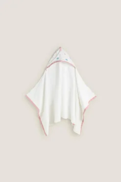 Textura Toalha capuz princesas branco Sale