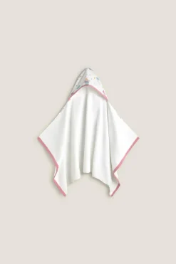 Textura Toalha com capuz princesa unicórnio branco Fashion