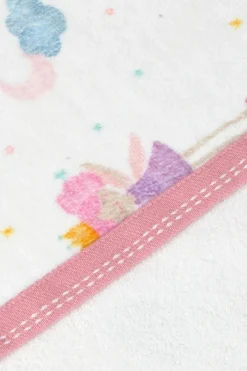 Textura Toalha com capuz princesa unicórnio branco Fashion