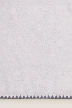 Textura Toalha de banho com pesponto decorativo rosa Clearance