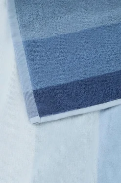 Textura Toalha de praia jacquard azul Sale