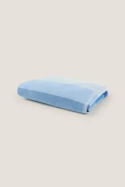 Textura Toalha de praia jacquard azul Sale