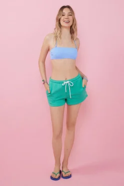 HI&BYE Top biquíni bandeau rosa Online