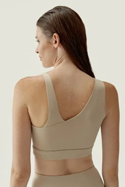 Born Living Yoga Top Chloe preto cinzento Hot